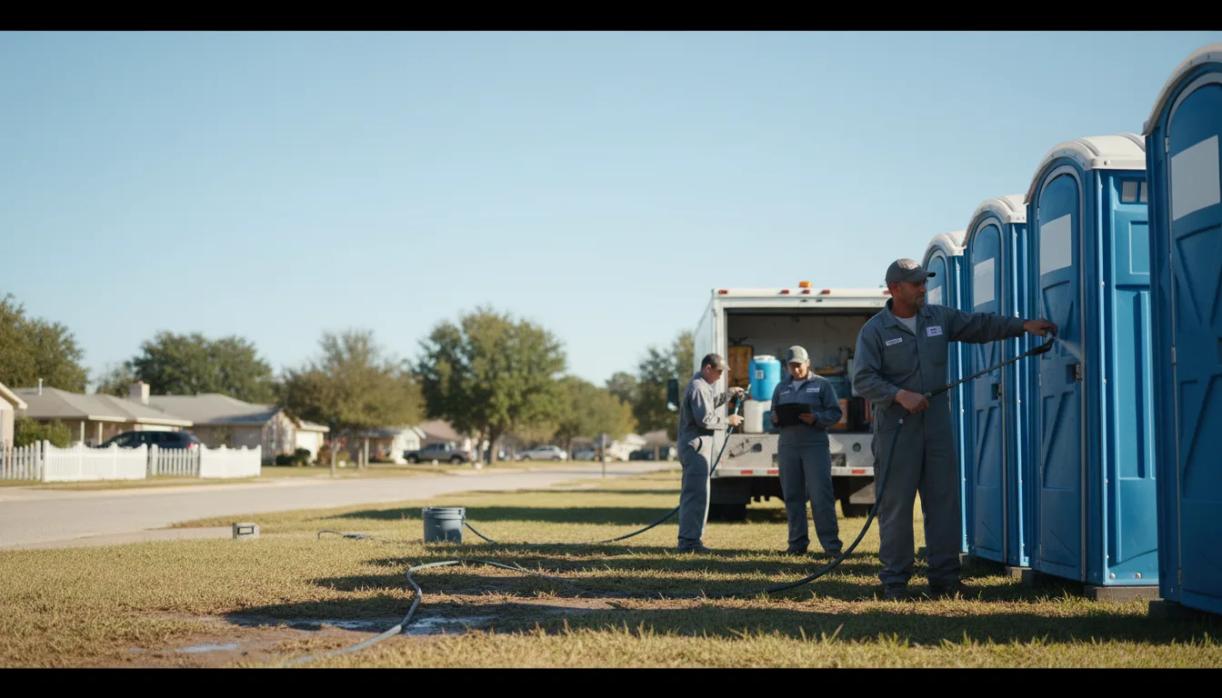 Long-Term Portable Toilet Rental in Aledo, IL near me